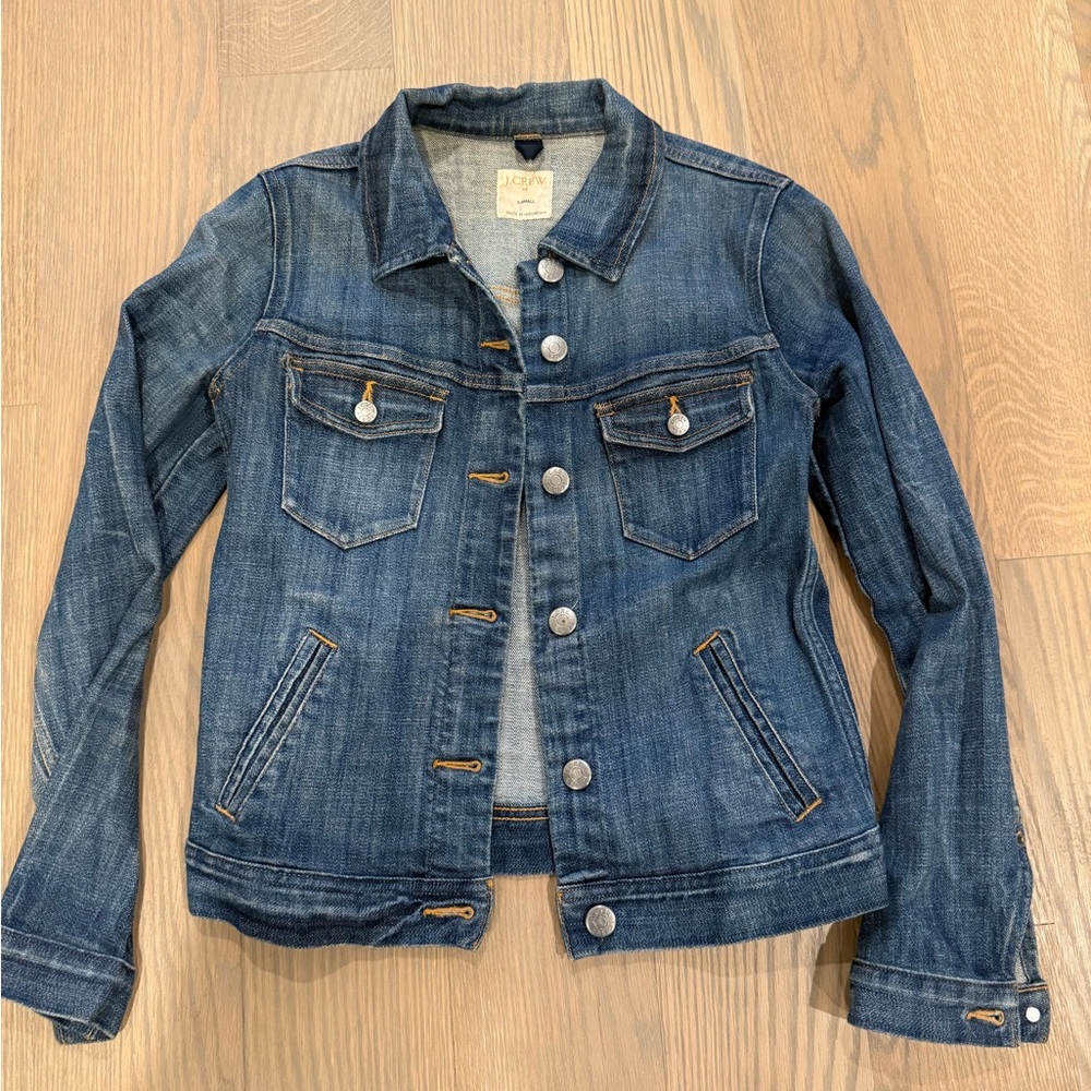 J. Crew Dark Blue Denim Jacket